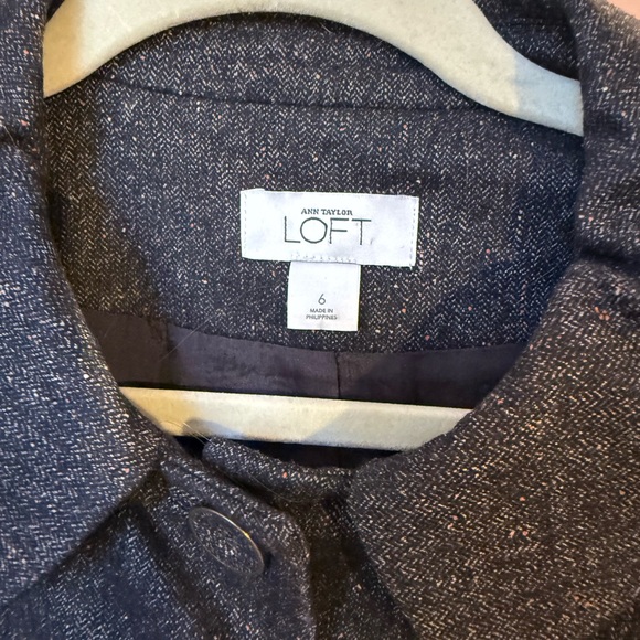 LOFT Women's Charcoal Blazer and Trousers - Picture 2 of 7